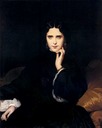 1862 Jeanne Detourbay, future comtesse de Loynes by Eugene Emmanuel Amaury-Duval (Musée d'Orsay)