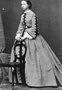 1864 Princess Ekaterina of Oldenburg standing