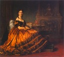 1865 Emilia Wlodkowska (Emilii Włodkowskiej) by Józef Simmler (Muzeum Narodowe, Warszawa)