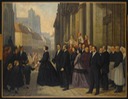 1866 Empress Eugenie at Amiens by Auguste Ferragu (Chateau de Compiegne, Compiegne)