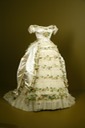 1869 wedding gown of Elisabeth of Wied, Queen Consort of Romania (Fashion Institute of Design and Merchandising - Los Angeles, California USA)