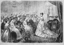 1872 A recital before the German Imperial Family from Die Gartenlaube