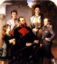 Princess Alice and family posthumous portrait