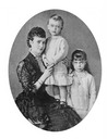 (1880) Dagmar and two children