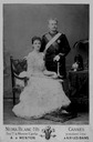 1886 Maria Pia and Crown Prince of Portugal, later King Carlos I