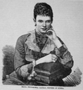 1887 magazine engraving of Maria Feodorovna