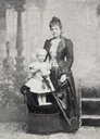 1888 Maria Pia con su nieto Luis Felipe