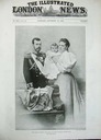 1896 Tsaritsa Alexandra, Tsar Nicholas, and Grand Princess Olga