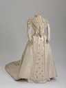 1898-1899 Evening Dress of Dowager Empress Maria Feodorovna by Marison & Cie (location ?) From lookingbackatfashionhistory.tumblr.com