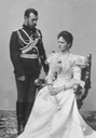 1898 Another Emperor Nicholas II and seated Empress Alexandra Feodorovna by ? From Tatiana Z half