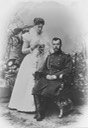 1898 Another seated Emperor Nicholas II and Empress Alexandra Feodorovna by ? From Tatiana Z long