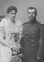 1898 Standing Emperor Nicholas II and Empress Alexandra Feodorovna by ? From Tatiana Z long