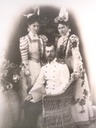 1898 Tsaritsa Alexandra, Grand Duchess Elisabeth ("Ella") and Tsar Nicholas II
