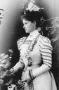 1898 Tsaritsa Alexandra in spotted dress