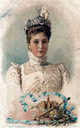 1901 Tsaritsa Alexandra in day dress