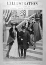 1903 Queen Elene of Italy state visit to France from l'Illustration
