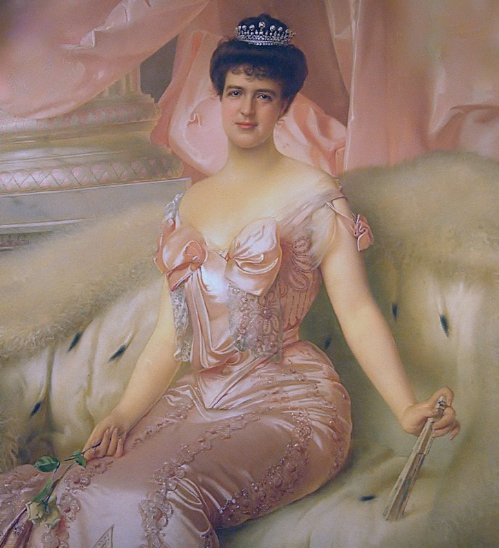 1905 Amelie d'Orleans by Vittorio Matteo Corcos (Museo Nacional dos Coches - Lisboa, Portugal) mod