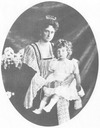 1906 Aleksandra Feodorovna with Aleksei