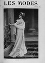 1907 Princess Marie of Greece, nee Maria Bonaparte cover of Les Modes of September 1907