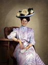 1908 Empress Alexandra Feodorovna of Russia colorized by Alix of Hesse From imperial-russia.tumblr.com/post/112407768295/empress-alexandra-empress-alexandra-feodorovna-of