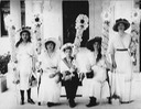 1914 Family group in festive surroundings at Livadia