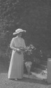 1914 Alexandra in the garden at Livadia (Romanov Collection, General Collection, Beinecke Rare Book and Manuscript Library, Yale University - New Haven, Connecticut USA)