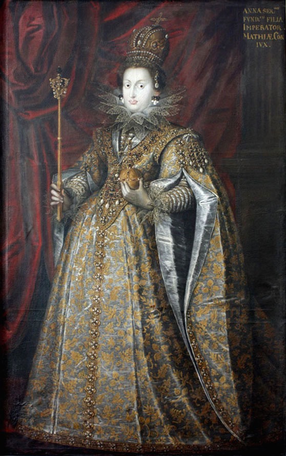 Anna of Tyrol as Holy Roman Empress by ? (location ?) Wm