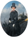 Anne Berthier Wittelsbach in equestrian dress by ? (location unknown to gogm)