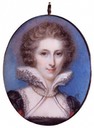 Anne Damer Miniature by Richard Cosway (National Portrait Gallery - London UK)