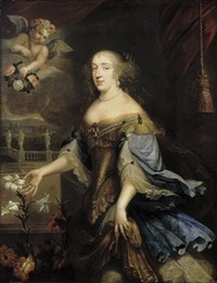 After 1662 Anne Marie Louise d'Orléans, Duchesse de Montpensier by Pierre Mignard (Châteaux de Versailles et de Trianon - Versailles, Île-de-France France)