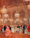 1855 Ball at the Galerie des Glaces, Versailles 25 August