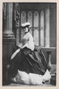 Beatrix Craven wearting a hat by Camille Silvy (Paul Frecker) detint photo, not border