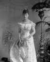 1893 evening dress presumably by Lafayette