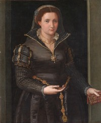 ca. 1550-1565 Isabella de’ Medici (Portrait of a Lady) by ? (North Carolina Museum of Art - Raleigh, North Carolina, USA) From the museum's Web site X 1.5