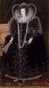 ca. 1601 Frances Howard, dowager Countess of Kildare (c.1572 - 1628), later Baroness Cobham by ? (private collection) From Weiss gallery Web site deprint size fixed at 53.45 cm high at 28.35 pixels:cm