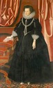 ca. 1615 Elizabeth Drury, Countess of Exeter by William Larkin (Kenwood House - Hampstead, London, UK) Wm shadows
