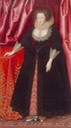ca. 1615 Mary, Lady Vere by William Larkin (Melbourne, Victoria, Australia) Wm shadows