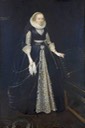 ca. 1618-1620 Elizabeth Knollys, née Howard (1586–1658), Viscountess Wallingford, later Countess of Banbury attributed to Daniel Mytens (Kenwood - Hampstead, London, UK) From artuk.org shadows fixed upper edge