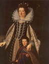 ca. 1623 Maria Maddalena of Austria (Wife of Duke Cosimo II de' Medici) with her son, the future Ferdinand II by Justus Sustermans (Flint Institute of Arts - Flint, Michigan USA)