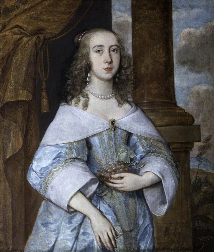 ca. 1654 Margaret Spencer (d.1704), Mrs Robert Lucy, later Lady Arundell of Wardour by ? (Charlecote Park - Wellesbourne, Warwick, Warwickshire, UK) From artuk.org