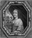 ca. 1660 Claire Clémence de Maillé as Princess of Condé in 1663 by Moncornet