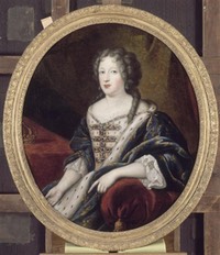 ca. 1680 Marie-Therese de Habsbourg, infante d'Espagne, Reine de France after François de Troy (Châteaux de Versailles et de Trianon - Versailles, Île-de-France, France)