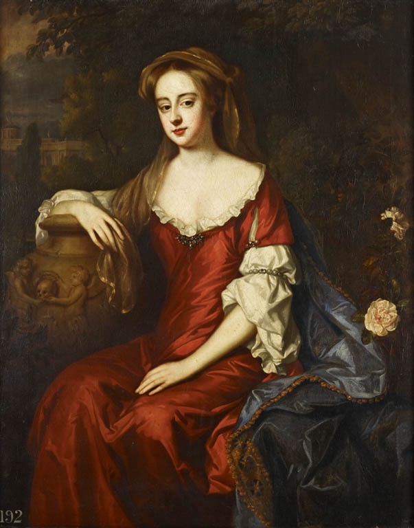 ca. 1683 Amelia of Nassau, Countess of Ossory by Willem Wissing (Royal Collection, Kensington Palace - London, UK) From pinterest.com/pin/464644886532333881/.jpg