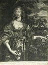 ca. 1684 (published) Frances Stuart Countess of Portland by Alexander Brown after Sir Anthonis Van Dyke from Sanders of Oxford