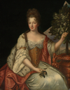ca. 1690 Louise Bénédicte de Bourbon after Gobert (location unknown to gogm)