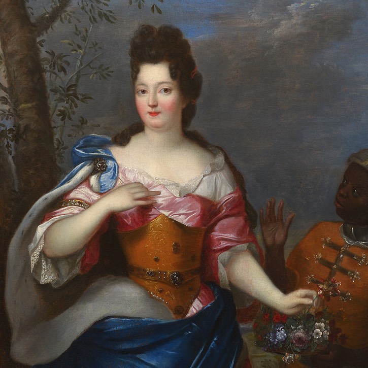 ca. 1695 Madame de Maintenon by Pierre Gobert studio (for sale by Timothy Langston) From onlinegalleries.com:art-and-antiques:detail:studio-of-pierre-gobert-portrait-of-madame-de-maintenon:274965 despot
