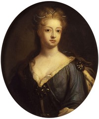 ca. 1706 Sophia Dorothea, Queen of Prussia by Johann Leonhard Hirschmann (national Portrait Gallery - London UK)