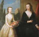 ca. 1722 Duchess of Marlboro with Lady Diana Spencer by Maria Verelst (location unknown to gogm)