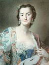 ca. 1730 Grafin Orzelska by Rosalba Carriera (Gemaldegalerie Alte Meiseter, Dresden)