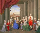 ca. 1782 Family of Leopoldo of Tuscany and Maria Luisa by Wilhelm Berczy (location unknown to gogm)